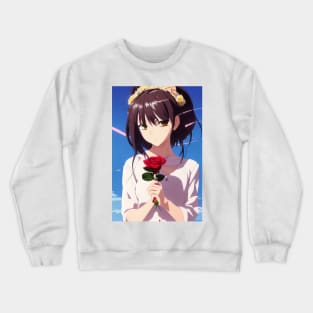 Rose Girl Crewneck Sweatshirt